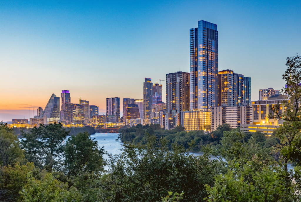 Tall buildings with investors investing in EB5 business ideas