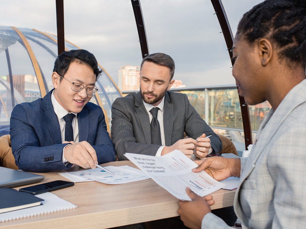 two male foreign investors undergoing the eb-5 concurrent filing to speed up immigration processes