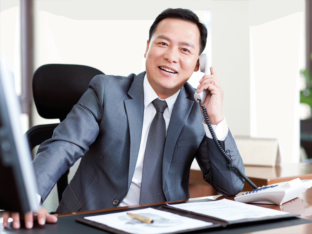 He calls to inquire about how duties of eb-5 regional center affects him