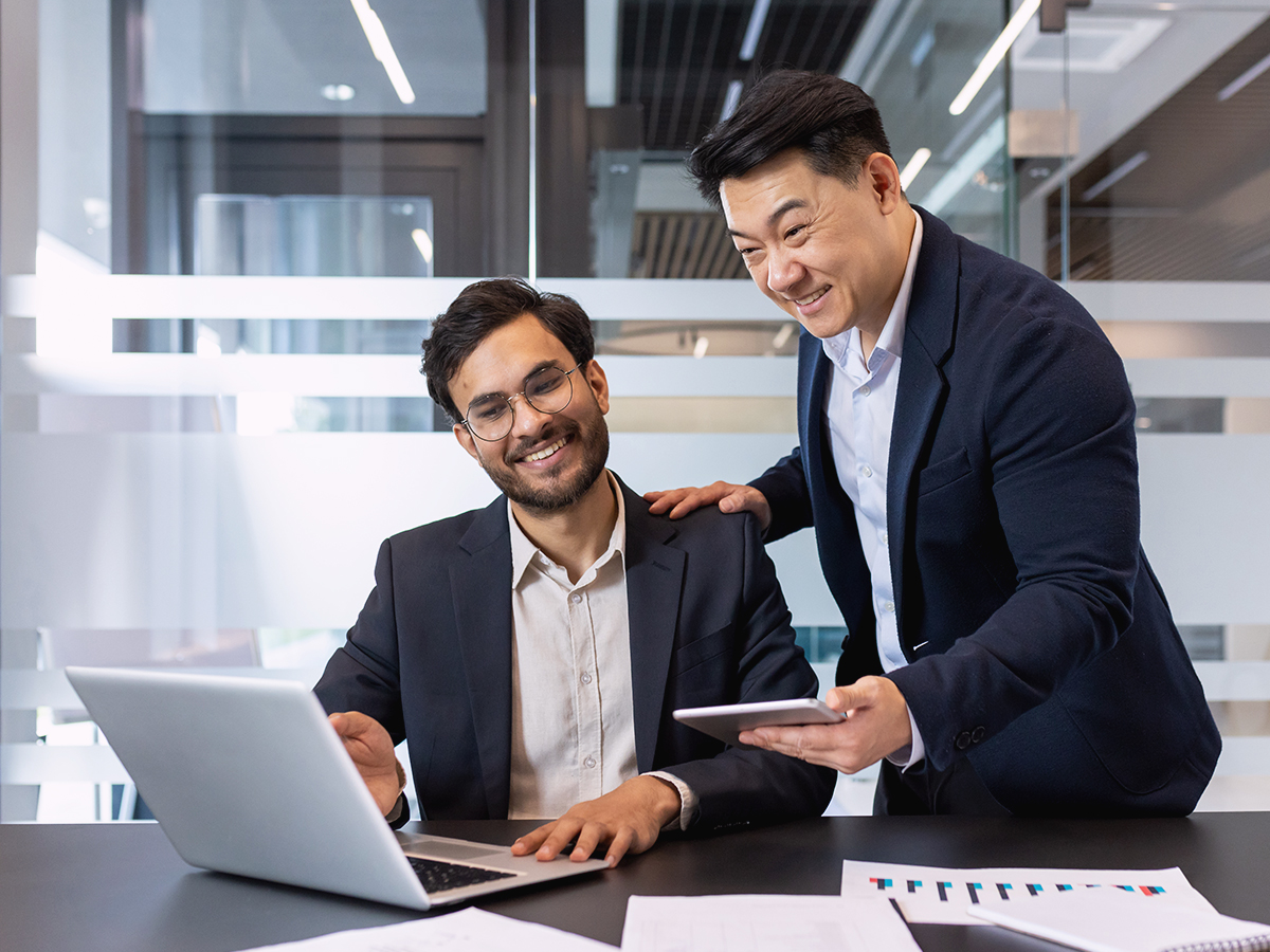 An employee showing the eb-5 project structure.